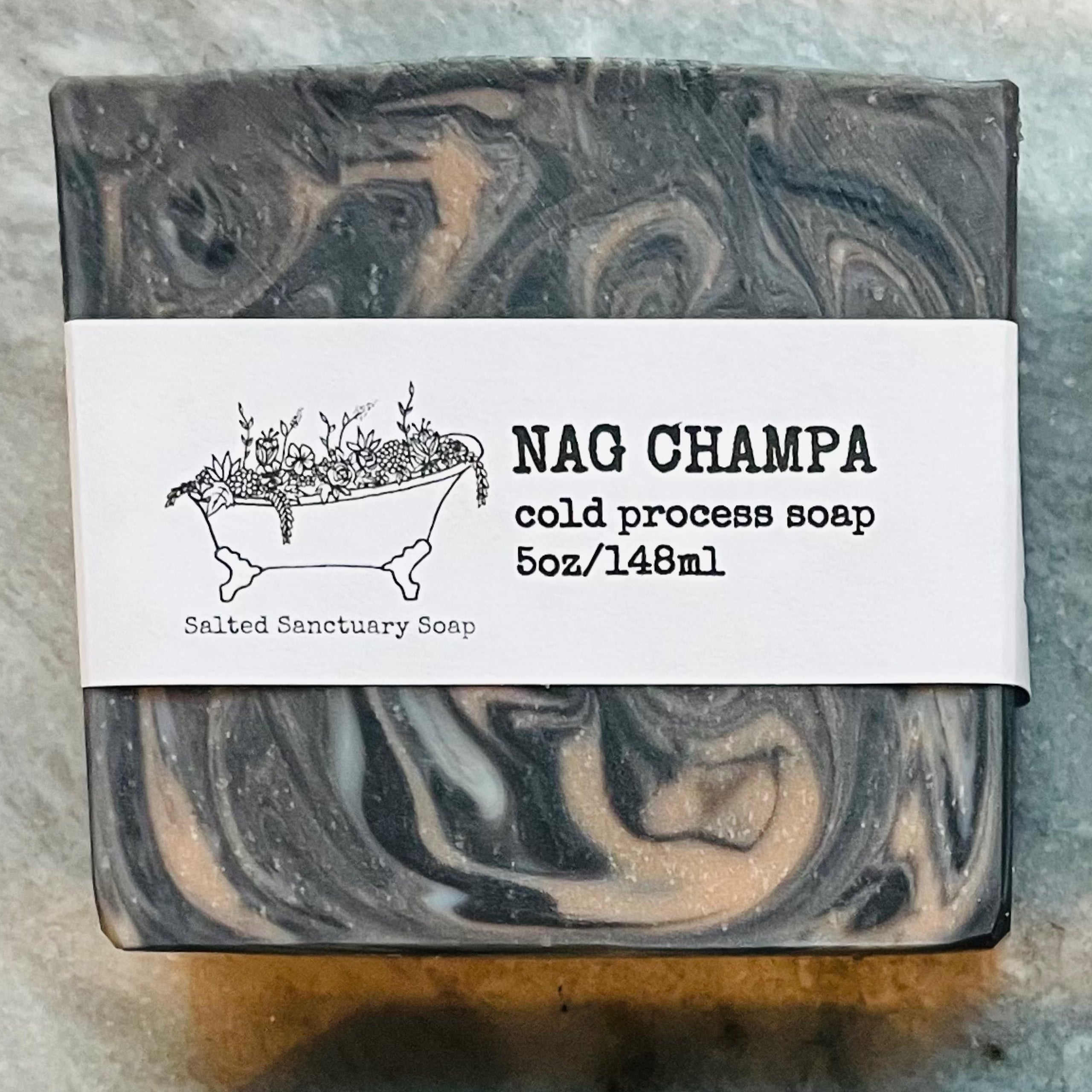Nag Champa Soap Bar  Salted Sanctuary Soap